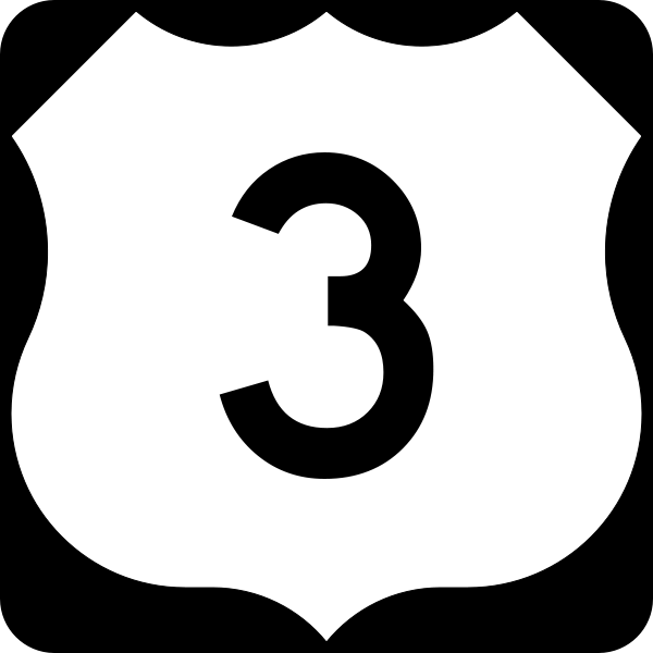 Highway 3 sign image
