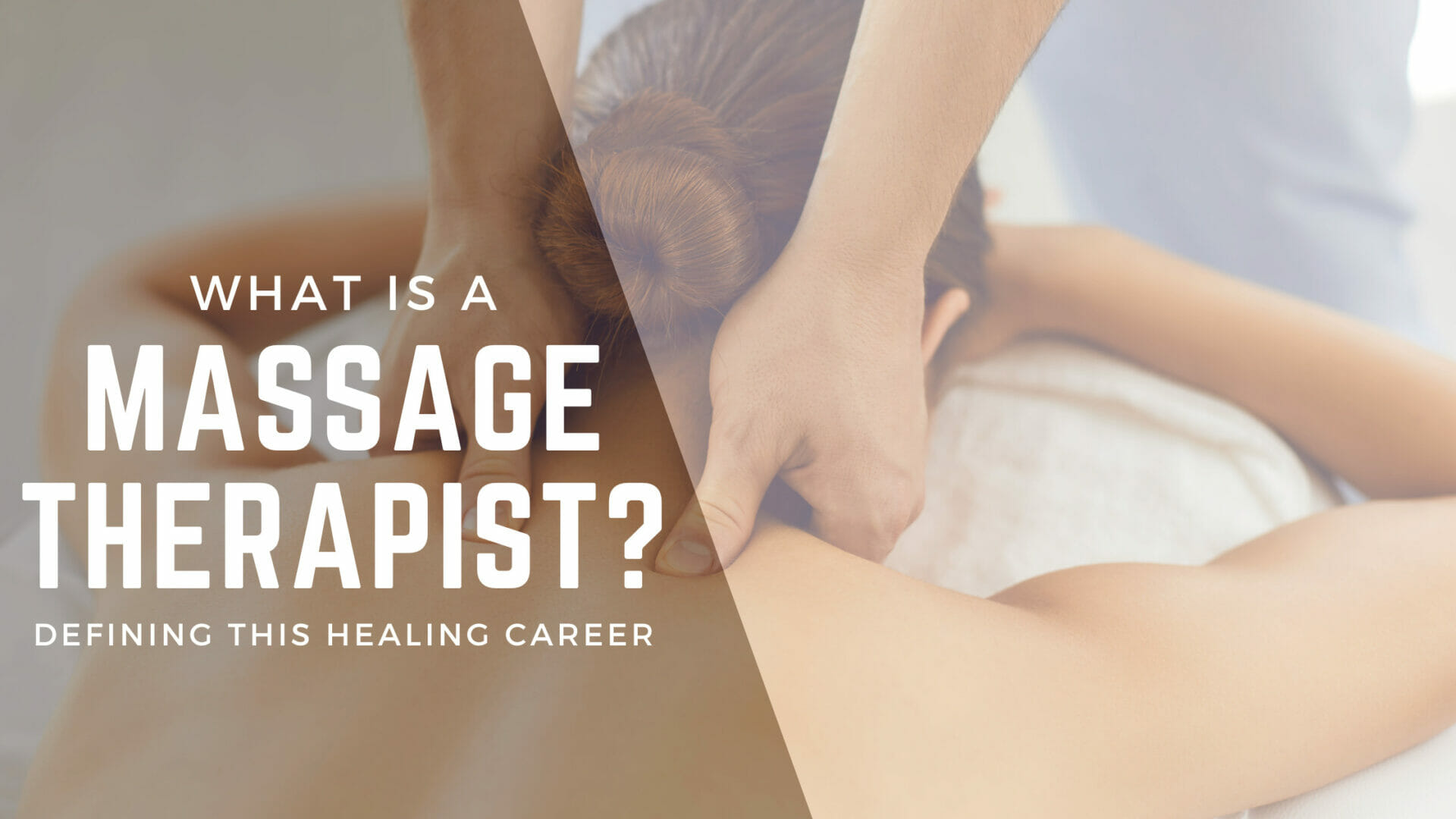 What is a massage therapist