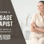 Freatured image for blog 16 Benefits to Becoming a Massage Therapist women smiling for being a massage therapist