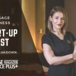 Freatured image for blog massage business startup costs, a Massage Therapist women thinking how much it would cost to start her own practice